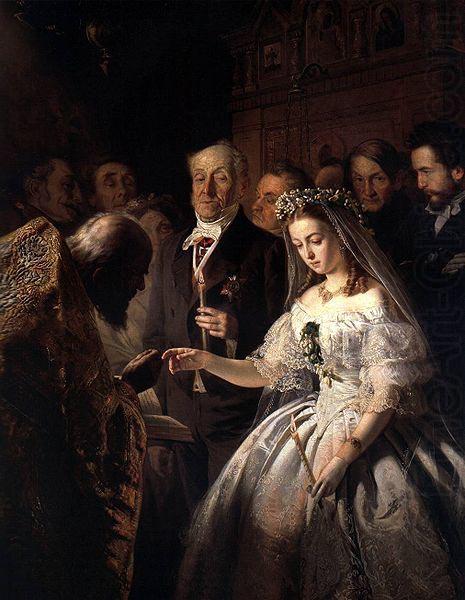 Vasiliy Pukirev The Arranged Marriage china oil painting image